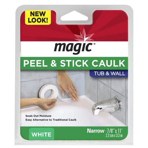 Magic pael caulk strio tub